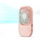thumbnail image 1 of BRILLAR Ventilador portátil recargable por USB con 3 velocidades - Color rosa, 1 of 5