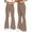 Khaki, variant on Naittoop Baggy Flare Sweatpants Women Cotton Drawstring High Waisted Yoga Pants with Pockets Y2k Casual Flowy Wide Leg Pants