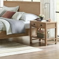 thumbnail image 2 of Alaterre Furniture 2-Drawer Pine Wood Nightstand, Light Driftwood Finish Perfect for Modern Rustic Bedroom, 2 of 11