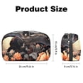 thumbnail image 5 of Bats Travel Case Oxford Cloth Waterproof Digital Pouch Organizer Case for Travel Leather Cord Organizer - 5.9x9.44x3.14 in, 5 of 6