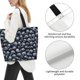 thumbnail image 3 of Easygdp Gothic Skull Bolsas Tote para Mujer, Bolsos de Hombro para Viaje, Bolsos de Mano de Gran Capacidad para Compras y Trabajo, 3 of 8