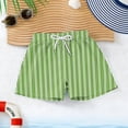 thumbnail image 4 of ATOGUTA Swimm Shorts for Boys Bathing Suit Boys Swimsuit Swimwear Quick Dry Swim Trunks Kids Beach Board Shorts Size 4T-15, Green, 4 of 6