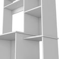 thumbnail image 6 of Logan Desk with Five Cubbies, White Finish, 38.7" Wide Office Desk with Storage Shelves for Home & Workspace, 6 of 7