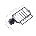 thumbnail image 2 of NUOLUX 1Ud Estante De Aluminio Negro Para Toallas Y Esponjas Con Antióxido Y Duradero, 2 of 8
