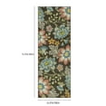 thumbnail image 4 of Mainstays Farmhouse Oversized Floral Gray Multicolor Indoor Hallway Runner Rug, 2'x6', 4 of 9