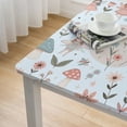 thumbnail image 4 of BANET Fairy Party Tablecloth Decorations - Fair Birthday Party Supplies Table Cover, Floral Flower Fairies Enchanted Forest Garden Baby Shower Table Cloth White, 4 of 7