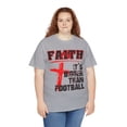 thumbnail image 6 of DJH Apparel | My Faith: It's Bigger Than Football Christian Unisex T-shirt, 6 of 6