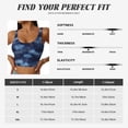 thumbnail image 5 of Uemuo Starry Sky Pattern Women's Sports Bra - High Impact Support, Breathable, and Comfortable Athletic Bra for Running, Yoga, and Workouts, 5 of 9