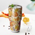 thumbnail image 3 of 30oz Fall Pumpkins and Autumn Leaves Pattern Tumblers Stainless Steel Tumbler with Lid and Straw,Vacuum Insulated Double Wall Travel Tumbler Cups Mug with Cleaning Brush for Coffee,Tea, 3 of 7