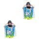 thumbnail image 1 of Matsuzay Capa de baño para niños Dibujos animados Niños Ducha Toalla con capucha Baño Secado Jersey Poncho Capa de tiburón 2piezas, 1 of 6