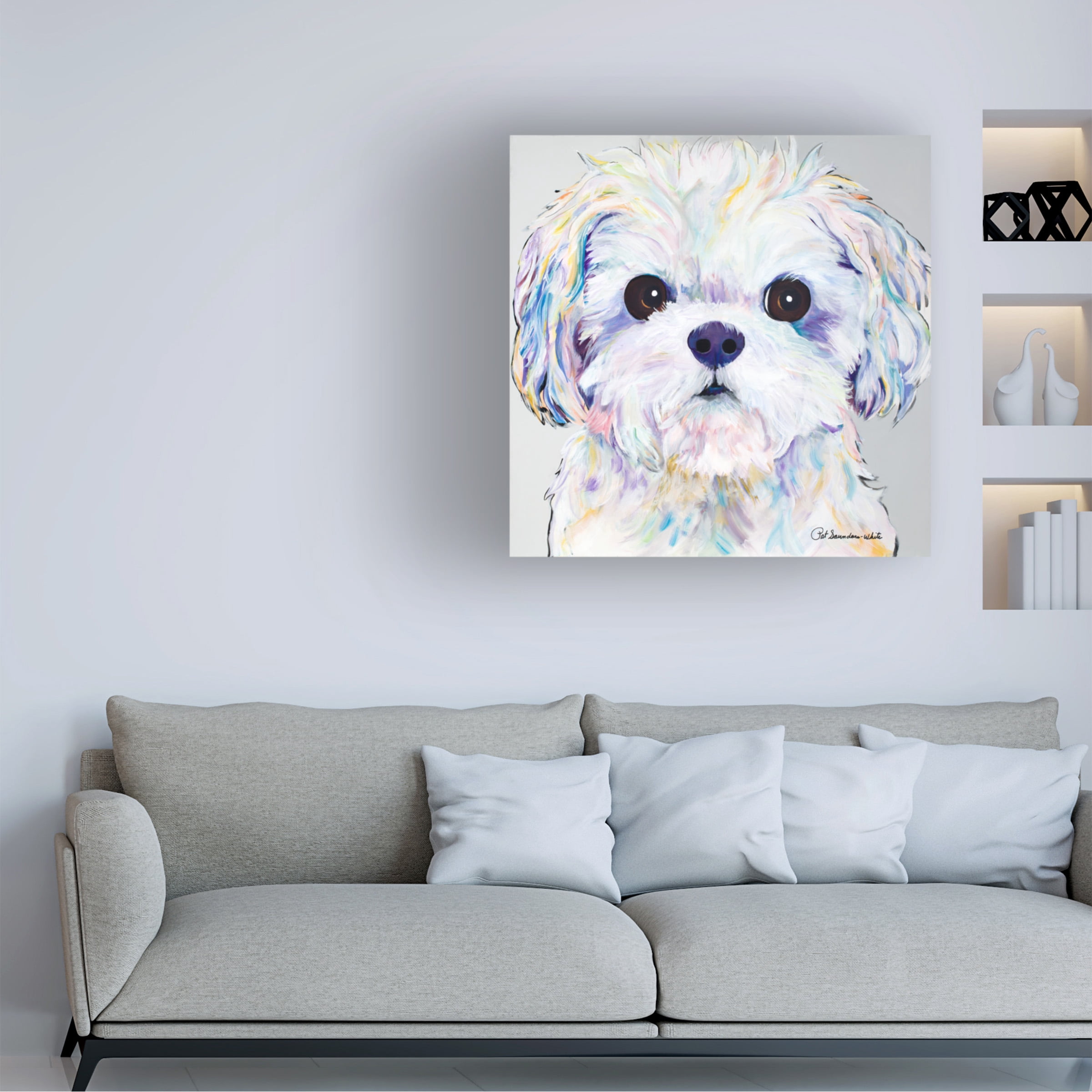 Pat Saunders 'Mattie' Canvas Art