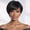 9149 LY211 1B, variant on 1B/99j# Pixie Cut Wig Human Hair Ombre Burgundy Glueless Wig Short Pixie Wigs For Black Women Glueless Full Machine Made Big Wavy Brazilian Wigs Human Hair Beginner Friendly 6Inch