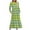 Green, variant on Womens Maternity Striped Maxi Dress Long Sleeve Design Stretchy Fabric Relaxed Silhouette for Daily Wear Black S