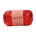 thumbnail image 3 of Hilo metálico brillante de 40 m para decoración del hogar, principiantes, bricolaje, tela elástica suave de 100 g Rojo, 3 of 9