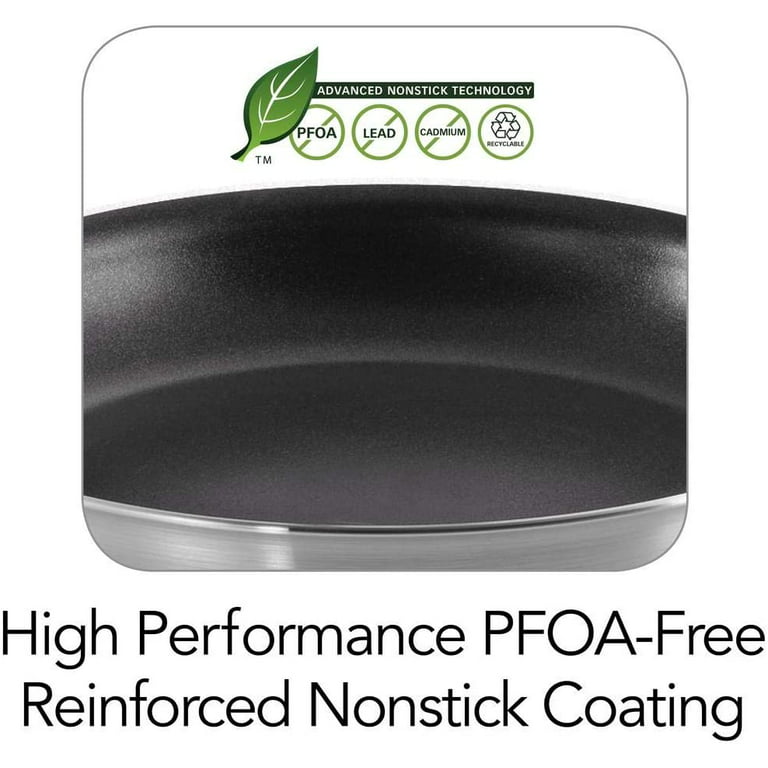  Tramontina 80114/535DS Professional Aluminum Nonstick Restaurant  Fry Pan, 10, NSF-Certified: Home & Kitchen