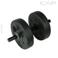 thumbnail image 2 of CAP Barbell Standard Vinyl Weight Plate Set, 15 lb (7.5 lb x 2), 2 of 3