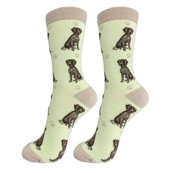 Happy Tails German Shorthair Pointer Dog Lover Socks - One Size Fits Most