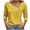Yellow, variant on Seductiva Long Sleeve T Shirts for Women Asymmetrical Neck Tops for Women Long Sleeve Button Collared V Neck Blouses Fashion Women Work Casual Dressy Shirts Casual Beach Vacation Workout Loose Tees