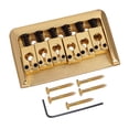 thumbnail image 2 of 1 Juego de pieza trasera de puente de sillín de guitarra de aleación de Zinc para reemplazo de guitarra eléctrica Oro Yuyangstore Puente de silla de montar de 6 cuerdas, 2 of 8