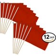 Quality Standard Flags STIBred Red Stick Flags, 12 by 18"