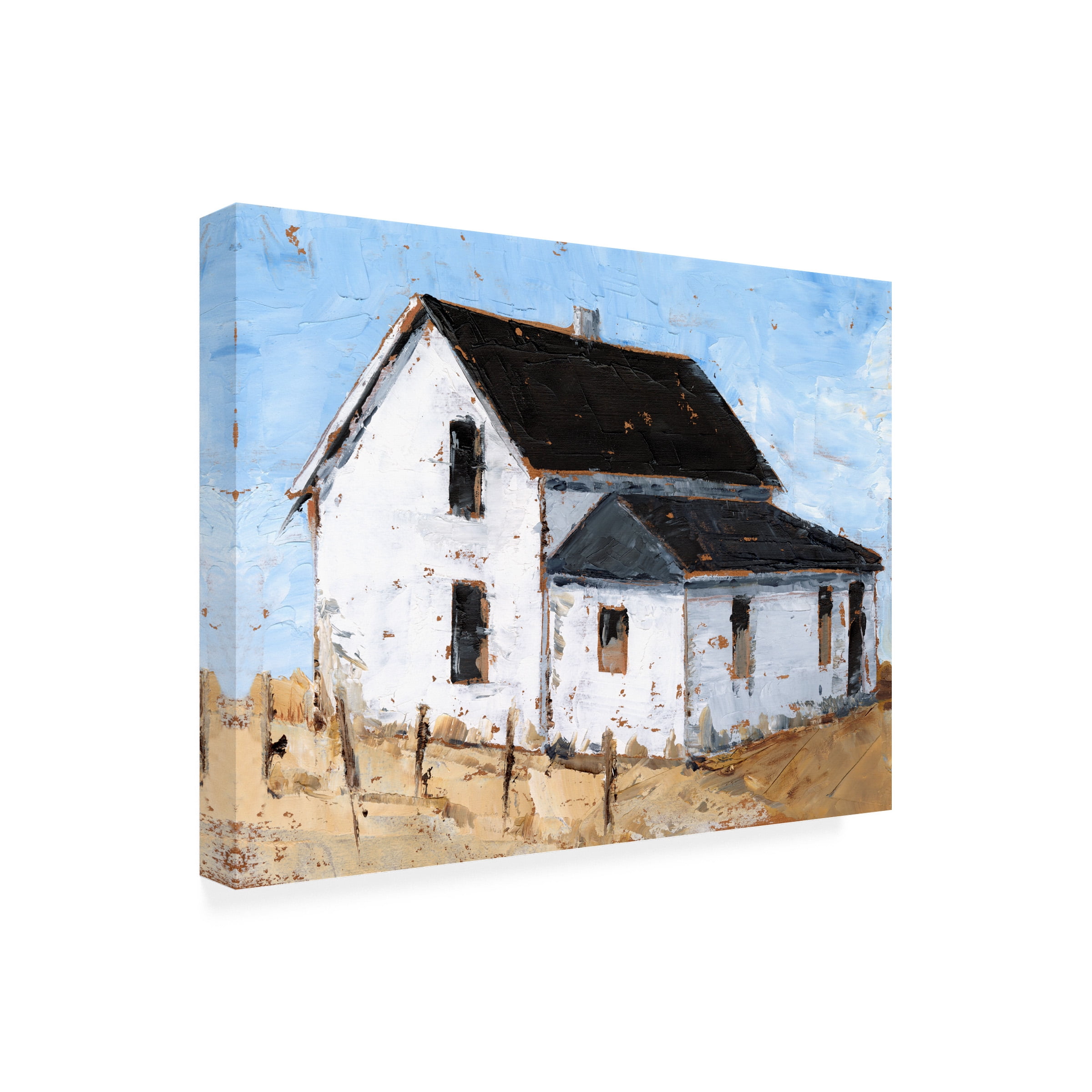 Ethan Harper 'Abandoned Farmhouse II' Canvas Art