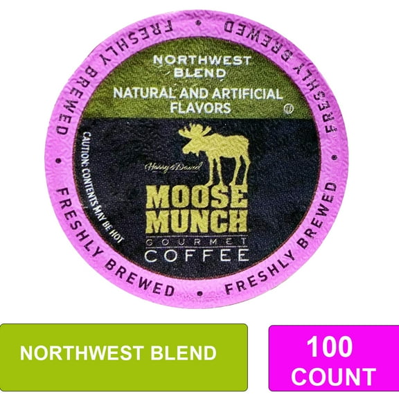 Harry & David Moose Munch Coffee, Medium Roast, Coffee Pods, 100 Ct