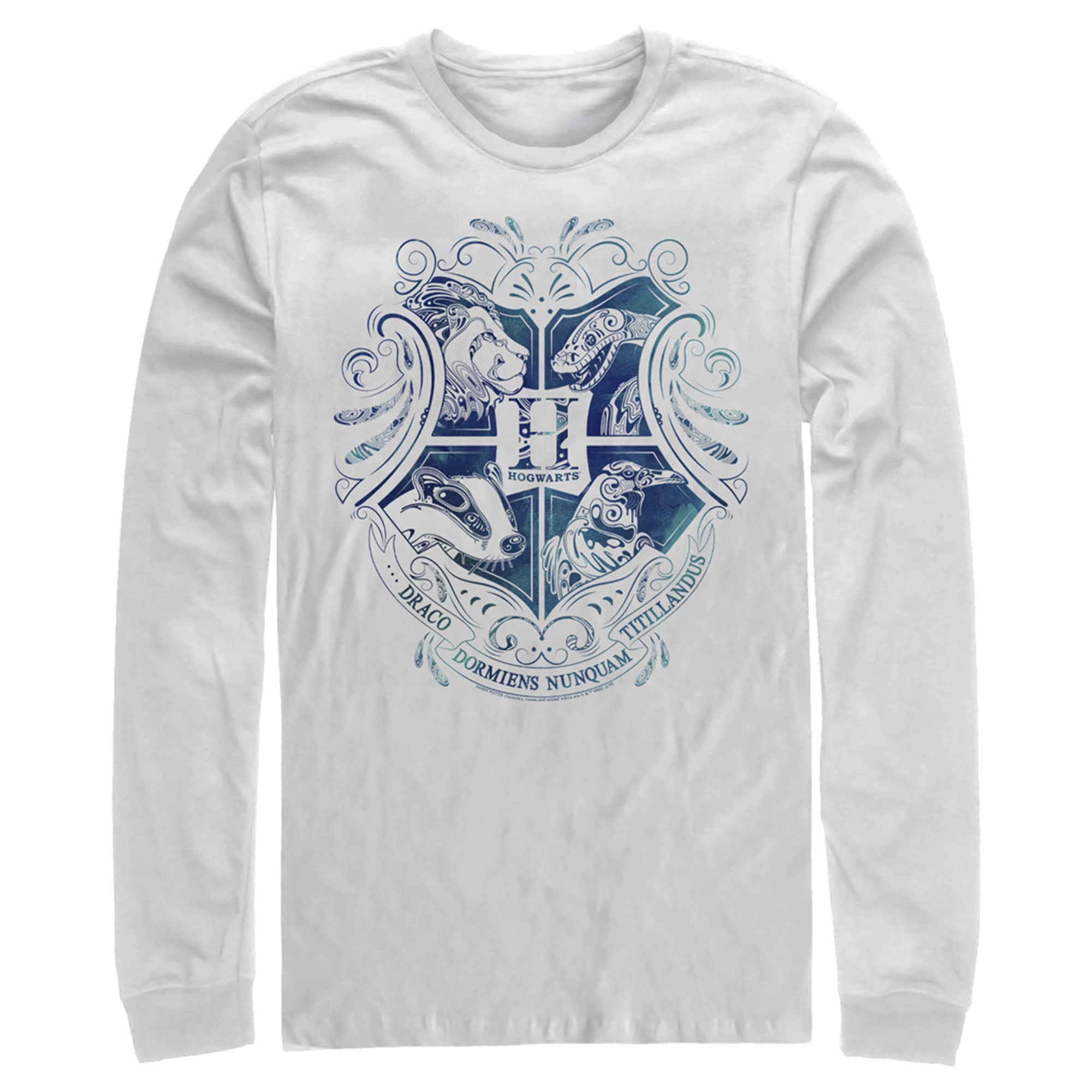 Official Harry Potter Hogwarts Crest T-Shirt Hogwarts Hermione Granger Book TV 