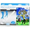 WE LOVE GOLF! + GOLF CLUB ATTCHMENT BUNDLE (NINTENDO WII) (CONTROLLER NOT INCLUDED)