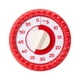 thumbnail image 3 of Temporizador visual mecánico ligero y sencillo de 60 minutos. Herramienta de gestión del tiempo. Rojo, 3 of 9