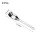 thumbnail image 2 of Uxcell 6 piezas Cucharas de Sopa de Acero Inoxidable Chinas para Postre Cereal Tonalidad Plateada, 2 of 5
