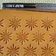 thumbnail image 2 of Leather Stamping Tool, Geometric Star Stamp, E261, Leather Stamping Tool Stamp, Craft Japan Leathercraft Tool, 2 of 6