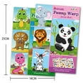 thumbnail image 3 of 100Fens Animals Dinosaur Dressing Sticker Book DIY Face Changing Sticker, 3 of 5