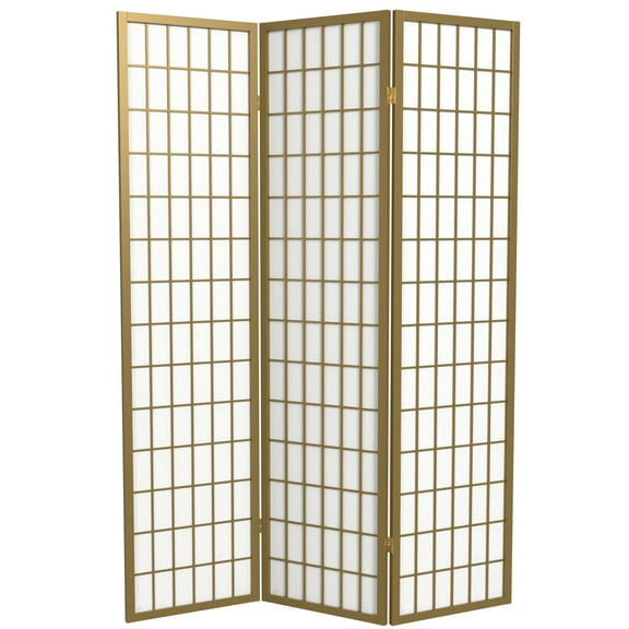 6 ft. Tall Window Pane - Special Edition - Gold - 3 Panels