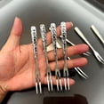 thumbnail image 4 of Fruit Forks 10-Piece Set Highly Polished Two-Pronged Stainless Steel Dessert Tasting Picks for Appetizers Cakes Parties, Durable Reusable Tableware Style A#280, 4 of 6