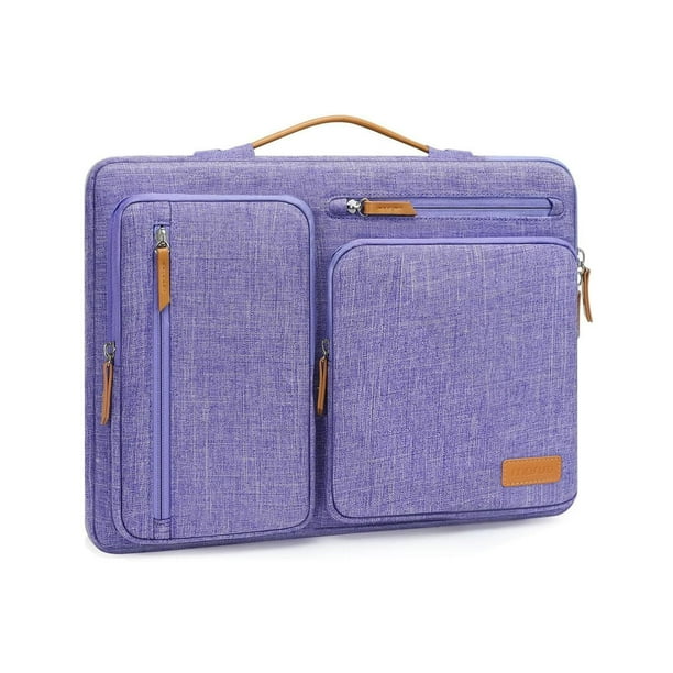 Funda protectora para portátil MOSISO 360 de 15 a 15,6 pulgadas, color morado