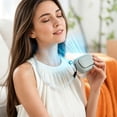 thumbnail image 5 of Gumesh Portable Hanging Neck Fan, Wearable Personal Fan Battery Operated USB Rechargeable 4 Speed Mini Handheld Air Conditioning Cooling Necklace Fan for Camping Outdoor, 5 of 6
