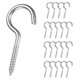 thumbnail image 1 of Uxcell 20-Pack Hooks Screw, M4 2" 304 Acero Inoxidable Pesado Autoperforante Ojos de Tornillo Ganchos de Techo [Plateado], 1 of 7