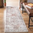 thumbnail image 1 of Bloom Rugs Washable Non-Slip 12 ft Runner - Ivory/Blush Traditional Runner for Entryway, Hallway, Bathroom, and Kitchen - Exact Size: 2.5' x 12', 1 of 7