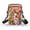 Puppy in Leopard Bow, variant on HELLHERO Bald Eagle Patriotic Tote Double Zipper Women Shoulder Bag Adjustable Strap for Casual Travel