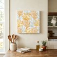 thumbnail image 6 of Ships Next Day Canvas Wall Art 16"x16", Orange Gray Coral Coastal Wood Framed Canvas Print Painting, Summer Beach Seaside Nautical Ready to Hang Picture Wall Decor for Home Bedroom Kitchen Office, 6 of 8