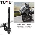 TUYU Motorcycle Bicycle Invisible Handlebar Mount Bracket Monopod For