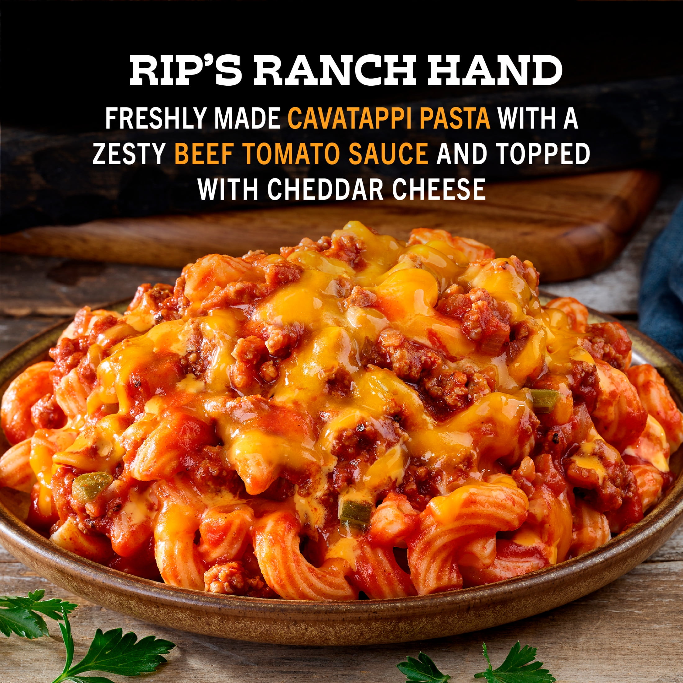 Yellowstone Beef and Cheese Pasta Bake Frozen Meals for One, Microwave Meal Protein Dinner, 14 oz (Frozen)
