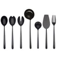 thumbnail image 1 of Mepra 10872207 Linea Oro Nero Full Serving Set - 7 Piece, 1 of 1