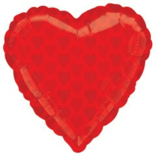 22" RED HEART BALLOON • Party Supplies Decorations Foil Mylar Balloon