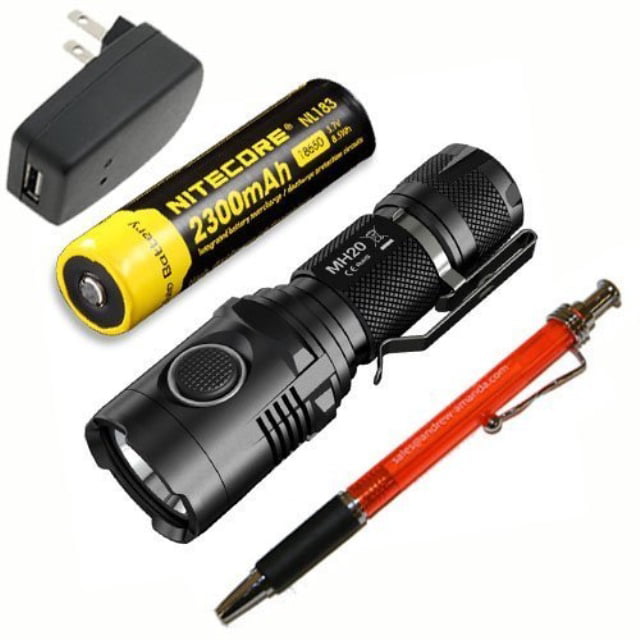Nitecore MH12 Rechargeable Flashlight 1000lm Includes USB Cable & Car Adaptor 