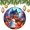 pattern-1187, variant on Ceramic Ornament Black Crow Pumpkin Christmas Decorations Ornament Fall Happy Halloween Ornament Gift Ceramic Holiday Decoration Present Porcelain 3inch Flat with Gold Ribbon Both Sides