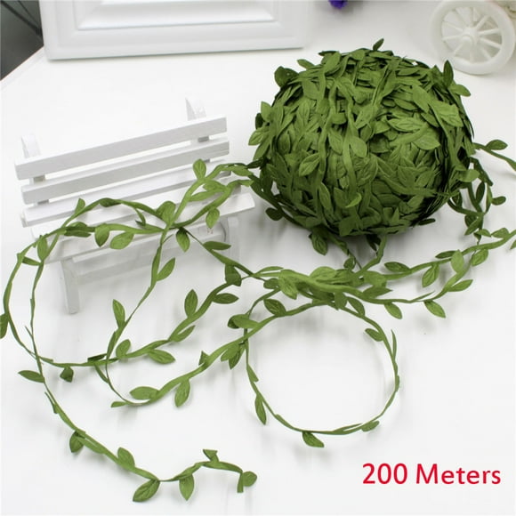 Rengui 200 Meters Artificial Vines Hanging Plants Wreath Accessory Wedding Wall Crafts Summer Savings Clearance