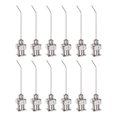 thumbnail image 1 of 12uds Dispensadoras Agujas, 24 Calibre 1" Inoxidable Acero Romo Punta 45 Grados Dobladas Dispensadoras Agujas para Tinta Cartuchos, Pegamento, Jeringas, Carpintería, 1 of 5