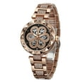 thumbnail image 1 of Reloj mecánico automático de mujer con correa de acero inoxidable FORSINING Mirar, 1 of 6