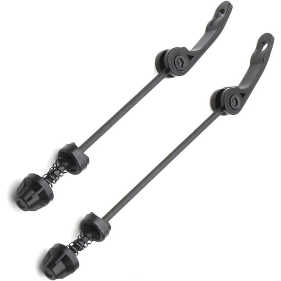 Deally Road Mountain Bicycle MTB Wheel Hub Front and Rear Skewers Quick Release Clip Bolt Lever Axle QR 145/189 mm, a Pair